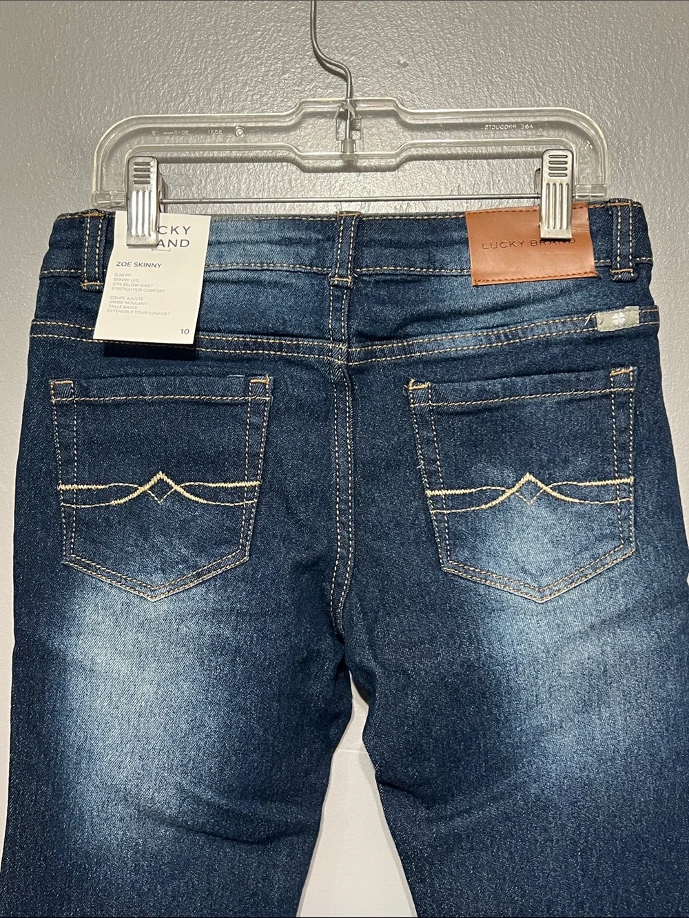 Lucky Brand Zoe Skinny Leg Jeans - Barrier Wash Girl’s Size 10